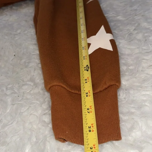 Zenana Star Pattern Fleece Crew Neck Sweatshirt & Joggers  Set, Size S - Picture 9 of 17